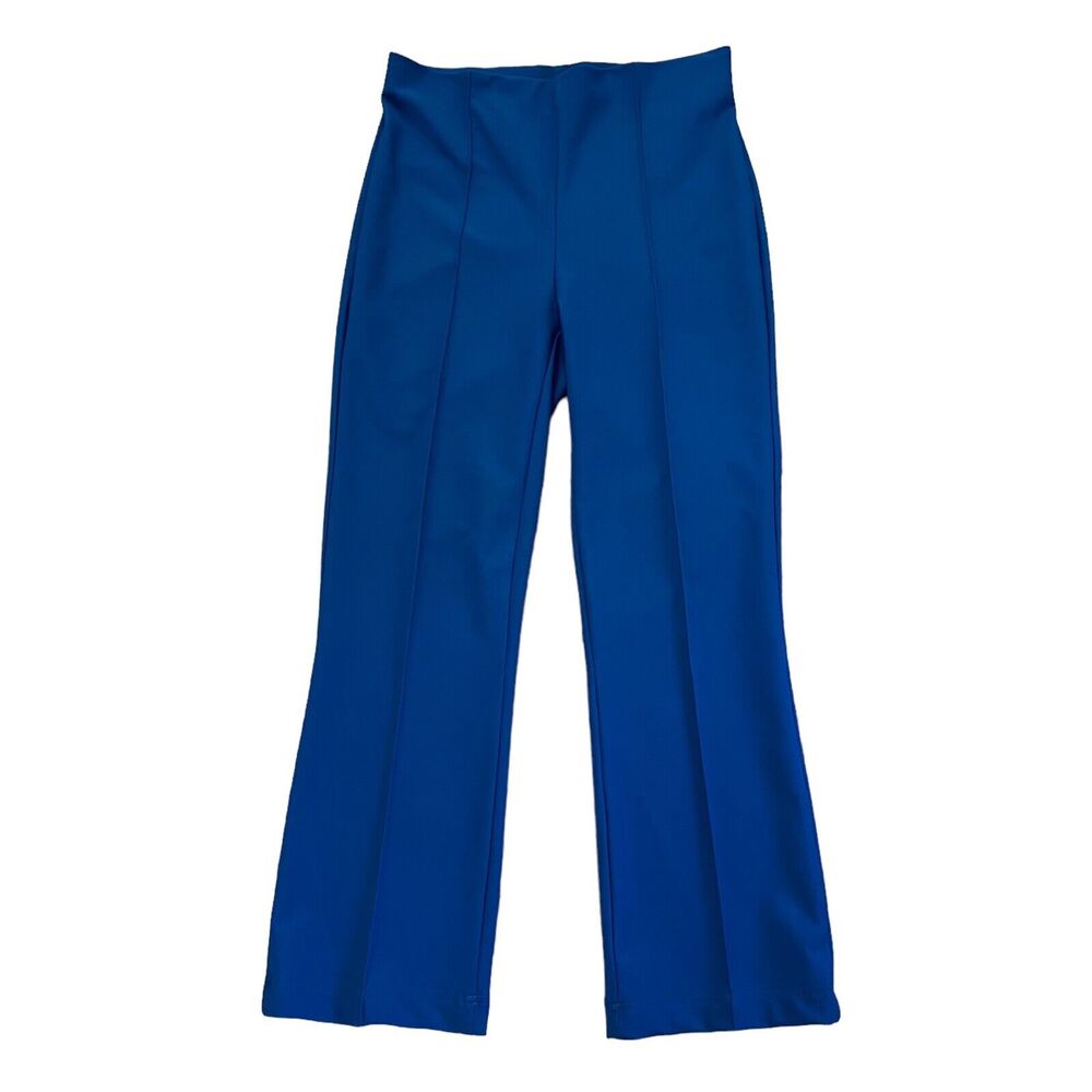 Christian Soriano Teal Blue Knit Pull-On Ankle Slim Pants Women's Size 4